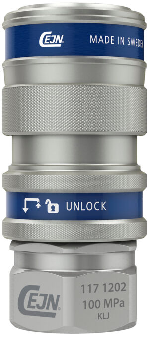 Cejn 10-116-1422 Series 116 Coupling with Safety Lock NPT 1/4", 150 MPa Female