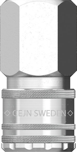 Cejn 10-117-1434 Series 117 Coupling with Safety Lock NPT 3/8", 100 MPa Female