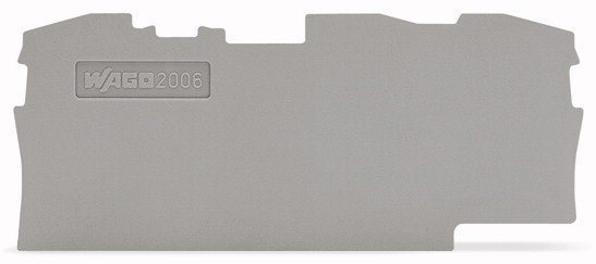 Wago 2006-1391 | End and Intermediate Plate 1mm Thick
