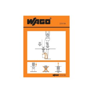 Wago 210-186 | Stickers for Operating Instructions