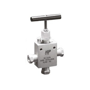 HiP 30-14HF2 3-Way 1-Pressure High Pressure Coned and Threaded Valve