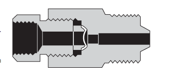 HiP 15-61AF1 Safety Head Female Inlet Straight Taper Seal - Image 2