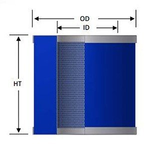 Solberg 870 replacement element diagram