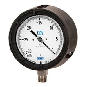 Wika 50014153 232.34 4.5" 30INHG VAC XSEL Process Bourdon Tube Gauge Dry Black Pocan Case