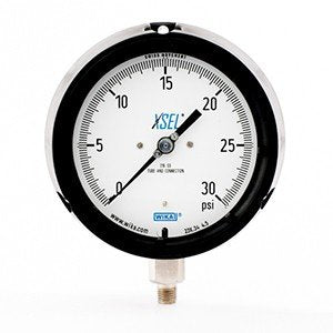 Wika 9834567 4.5" 232.34 30 PSI XSEL Process Bourdon Tube Gauge Dry Black Pocan Case