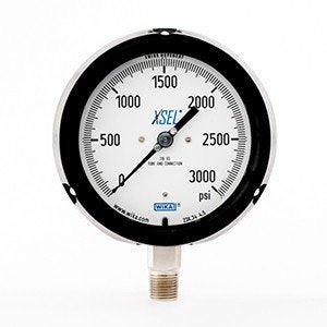 Wika 9834923 4.5" 232.34 3000 PSI XSEL Process Bourdon Tube Gauge Dry Black Pocan Case