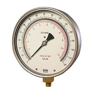 Wika 9746875 6" 312.20 30 PSI High Precision Bourdon Tube Gauge Stainless Steel Case