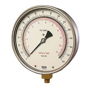 Wika 9746914 6" 312.20 200 PSI High Precision Bourdon Tube Gauge Stainless Steel Case