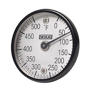 Wika ST106MW 2" TI.ST Bimetal Magnet Thermometer Steel