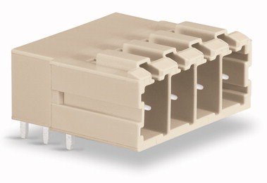 Wago 831-3625 Male Header (for PCBs) with angled solder Pins 5-pole