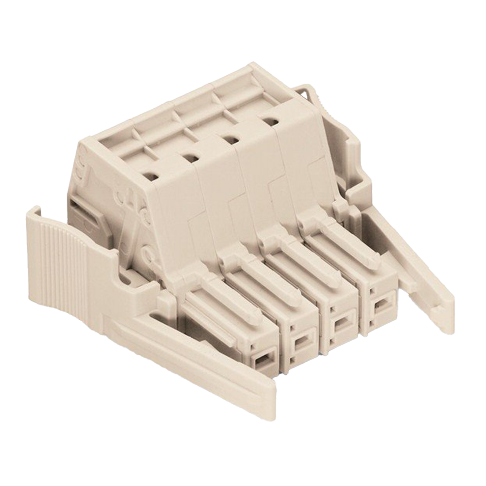 Wago 831-3104/037-000 Female Connector with locking levers 4-pole