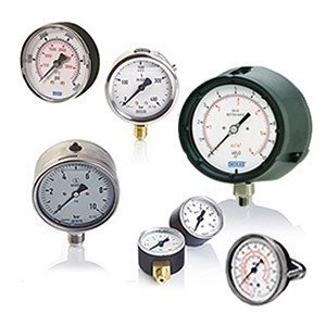 Wika 8593108 2.5" 110.10 3-15PSI Bourdon Tube Pressure Gauge Dry ABS Case